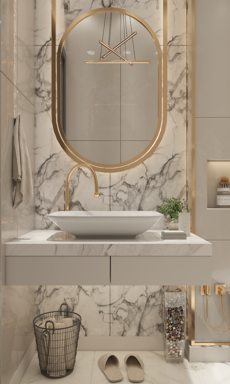 Marble en-suite, Hampstead